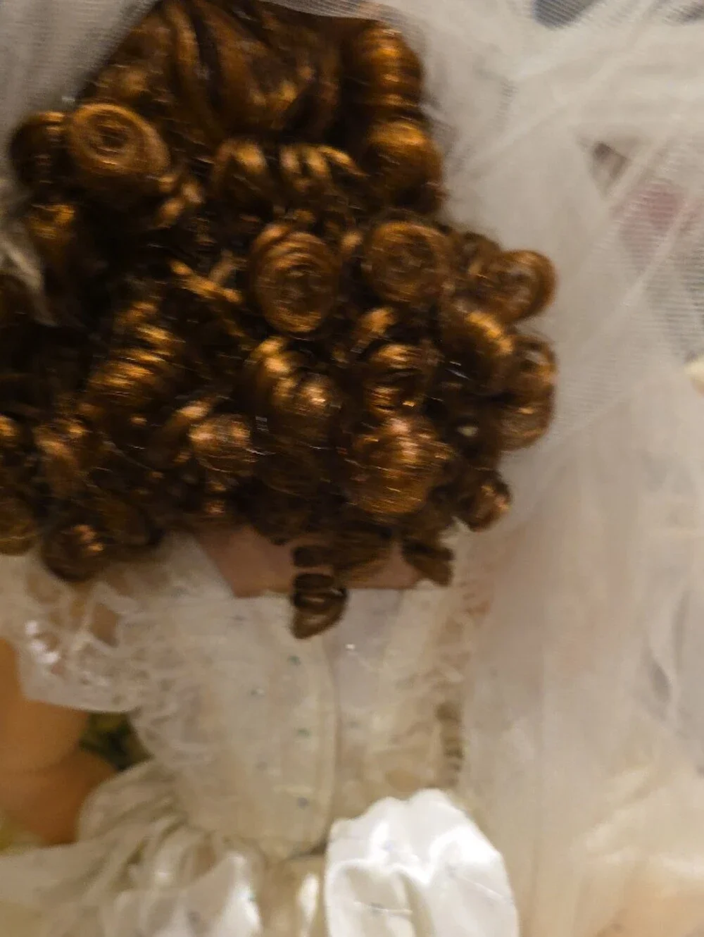 Classic Ivory Bride Doll in Lace Gown